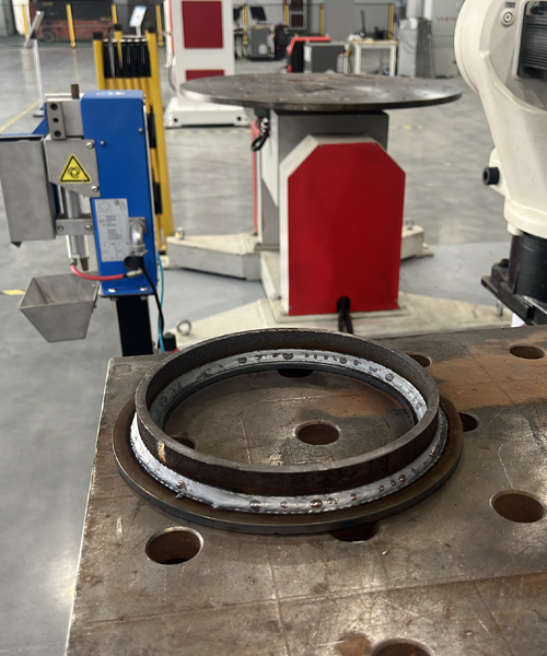 annular steel workpiece